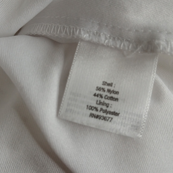 a.n.a A New Aproach White Eyelet Peplum Top - Picture 14 of 15